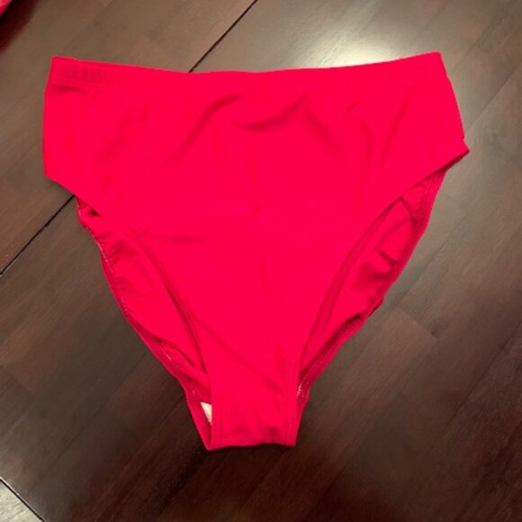 *HP* VERY PRETTY VINTAGE PINK TWO PIECE SWIMSUIT - Picture 4 of 5